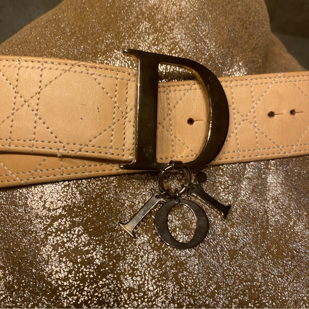 Christian Dior leather belt 65 - Picture 2 of 9